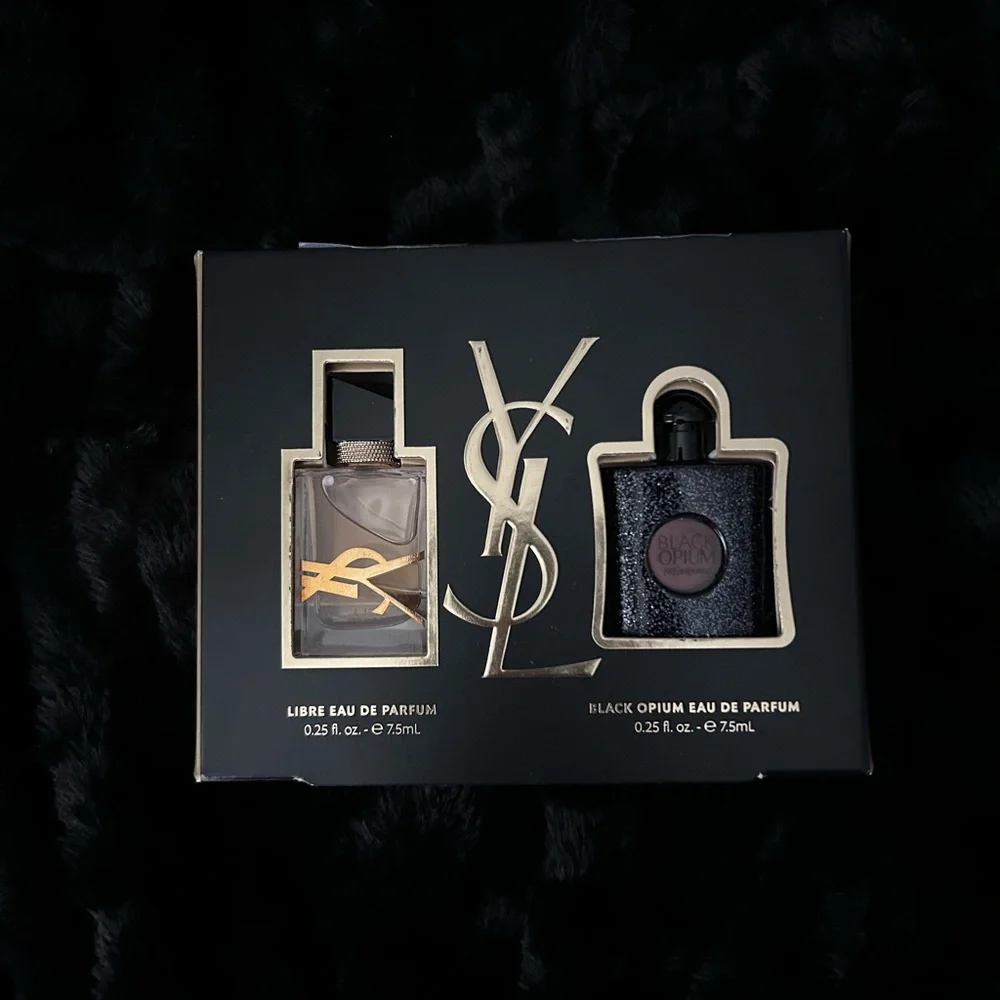NWT Yves Saint Laurent • Mini Black Opium & Libre Eau de Parfum Set - Picture 4 of 4